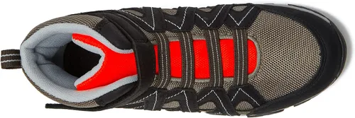 Vista 4 de HI-TEC Ravus Blast Mid - Botas de senderismo para niños, sin atar, ligeras, transpirables, para exteriores, tallas 1 a 7