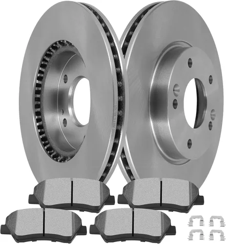 Vista 15 de SCITOO Kit de freno delantero Rotores de freno delantero y pastillas de freno de cerámica para Acura RSX 2003-2006