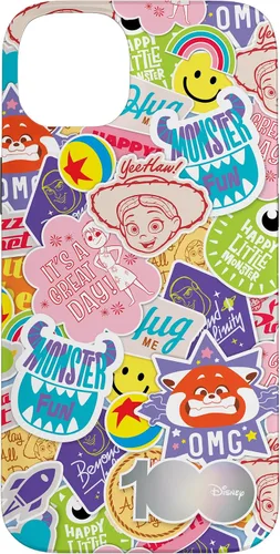 Vista 15 de Funda para iPhone 16 Disney 100 Pixar Happy Faces and Happy Stickers D100