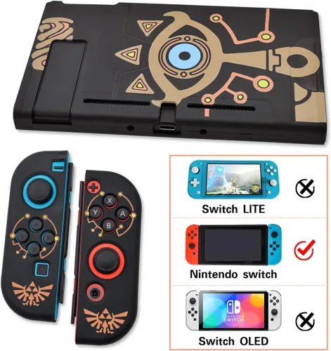 Vista 5 de WYMDDYM Protective Case for Zelda Switch, Protective Case Compatible with Nintendo Switch, for Zelda Game Accessories Soft Slim Cover Shell for