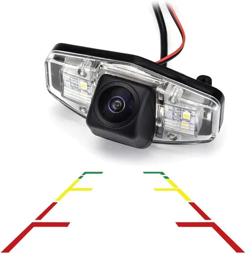 Vista 13 de Vlicevrn HD Fisheye - Cámara de visión trasera para vehículo, línea de estacionamiento fija, visión nocturna, cámara de estacionamiento de respaldo