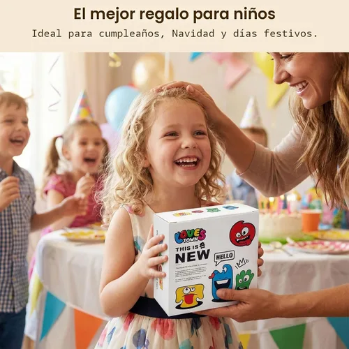 Vista 9 de LovesTown 209 piezas de bloques de madera con formas para niños
