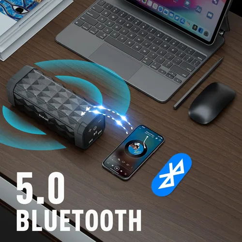 Vista 6 de BUGANI Altavoz Bluetooth M99 Bluetooth, mayor ruido, sonido estéreo, tiempo de reproducción de 24 horas, rango inalámbrico de 100 pies, IPX5