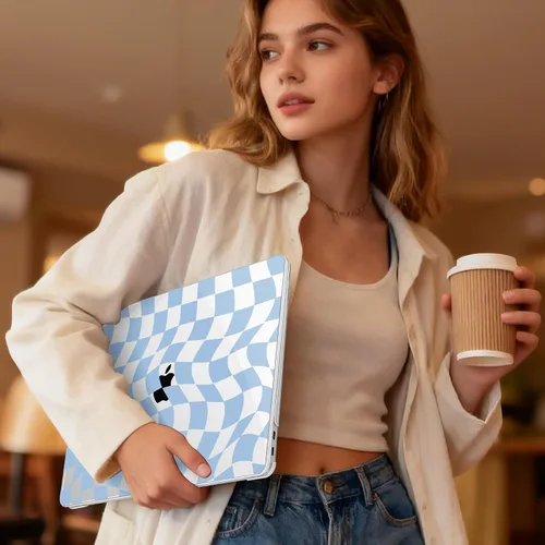 Vista 3 de May Chen Funda compatible con MacBook Air de 13 pulgadas 2022 2021, versión 2020-2018 Modelo: M1 A2337 A2179 A1932, carcasa rígida de plástico