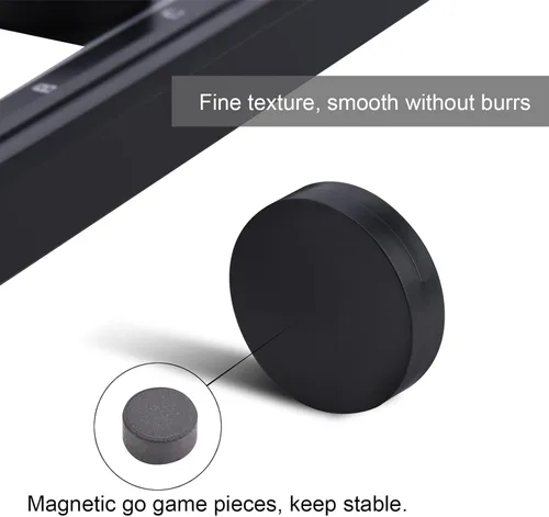 Vista 4 de Juego de mesa magnético de damas de viaje con tablero plegable, juguetes educativos familiares para niños y adultos