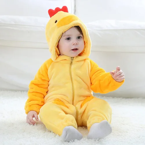 Vista 6 de Disfraces de Halloween para bebés, niños y niñas, disfraz de pollo de animales de granja