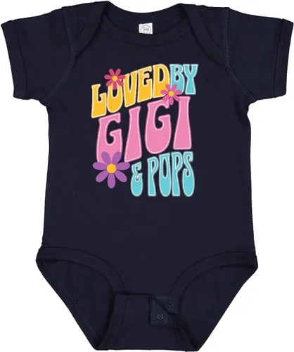 Vista 16 de inktastic Gigi and Pops Love Me - Body de bebé para nieta