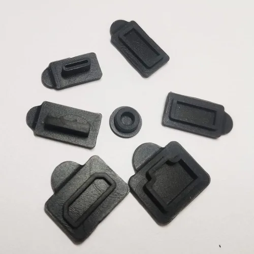 Vista 8 de 7 Pieces Silicone Dust Plugs Compatible with Ps5 Digital & Disc Edition Console Dust Cover, USB HDMI Interface Type AC LAN Port Dustproof Protector