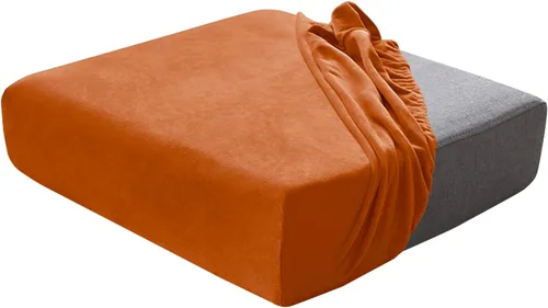 Vista 34 de Juego de fundas de cojín para asiento de sofá, fundas de cojín de terciopelo elástico, repuesto para cojines individuales con tela elástica Aguacate