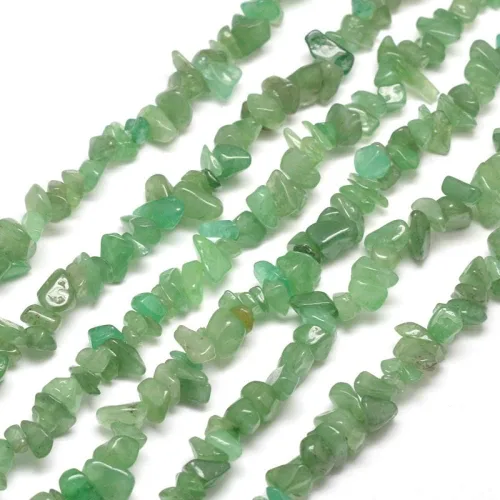 Vista 10 de KitBeads 200-230 cuentas de cristal curativo irregulares de cuarzo Transparente