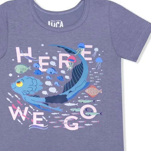 Vista 2 de Disney Luca - Camiseta para niño pequeño, color gris