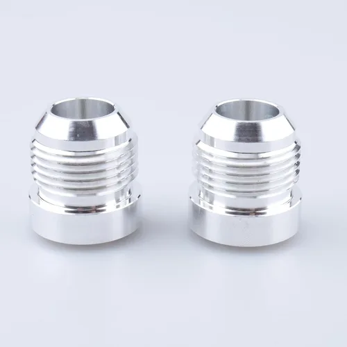 Vista 7 de AC PERFORMANCE -3 AN Macho Soldadura en Bung Fitting Aluminio, Paquete de 2