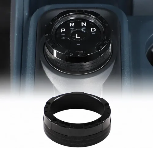 Vista 9 de CHEAYAR Botón de interruptor de cambio de marchas Anillo de tapa de guarnición Compatible con Ford Maverick 2022, Cubierta de pomo de cambio