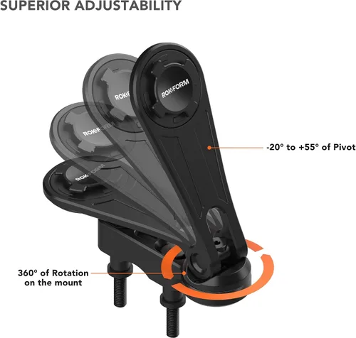 Vista 5 de ROKFORM Soporte de percha para motocicleta, se adapta a la mayoría de Harley, métricas y cruceros indios, asegura la celda a través de RokLock e