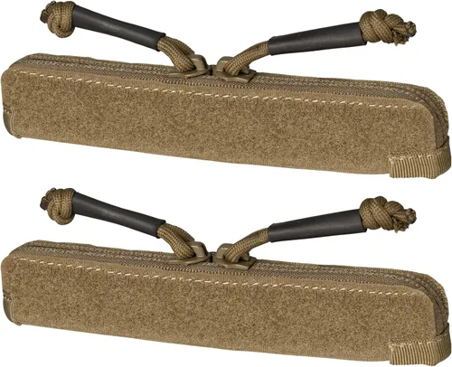 Vista 8 de IDOGEAR Inserto de tira de cremallera para chaleco Combat AVS CPC JPC2.0 Accesorios de bolsillo de gancho y bucle cremalleras dobles 5.9 pulgadas