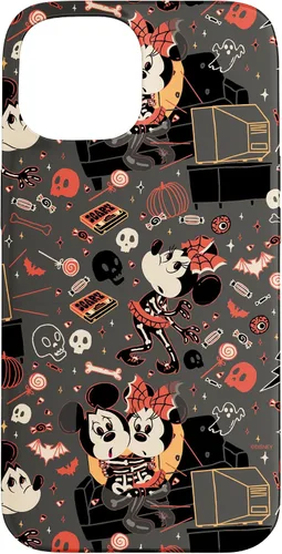 Vista 6 de iPhone 16 Disney Mickey Mouse & Minnie Mouse Scary Sweet Halloween Case
