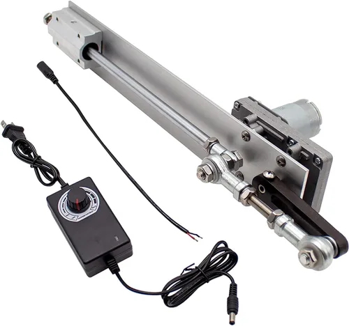 Vista 7 de top-tool - Engranaje de actuador lineal de ciclo recíproco, motor telescópico ajustable, motor de bricolaje con controlador de velocidad, carrera