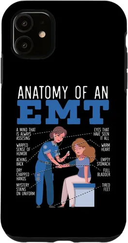 Vista 5 de iPhone 15 Anatomía de un EMT Paramédico EMT EMS Health Care Case