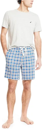 Vista 4 de Nautica Pantalón corto de dormir a cuadros para hombre