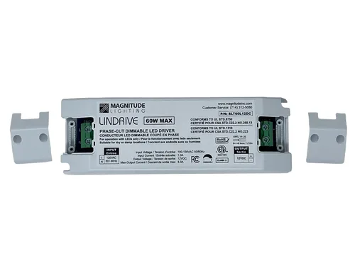 Vista 2 de Controlador LED - Magnitud 12V - 60W Lindrive Transformador LED Controlador de voltaje constante regulable