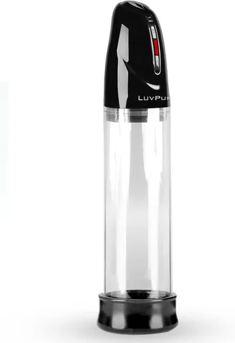Vista 11 de LeLuv Bomba de vacío masculina iPump programable automática negra que registra tu nivel de vacío con cilindro transparente de 8 pulgadas de longitud