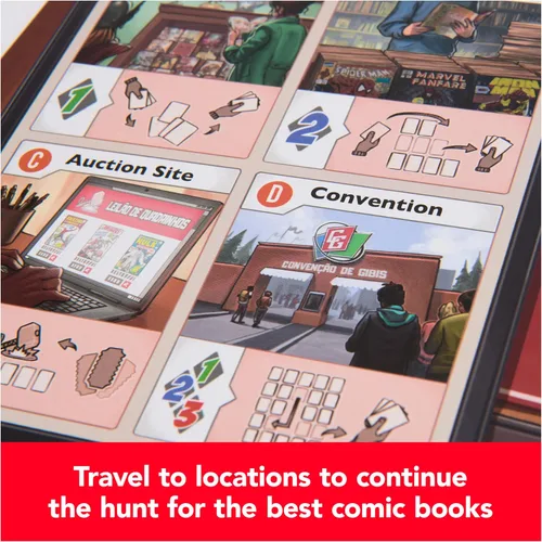 Vista 5 de Spin Master Games, Marvel Comic Hunters, juego de cartas de estrategia de coleccionismo de cómics para fanáticos de Marvel Rivals y películas