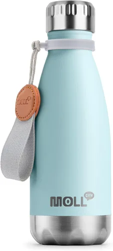 Vista 49 de Botella de Agua de 9 oz para Niños - Botella de Agua Pequeña de Acero Inoxidable para la Escuela con Aislamiento al Vacío de Metal a Prueba de Fugas