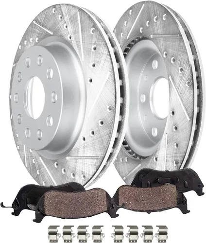 Vista 31 de Detroit Axle - Kit de freno delantero para Chevrolet Impala Monte Carlo Buick LeSabre Riviera Park Avenue Cadillac DeVille Olds Intrigue, Pinza