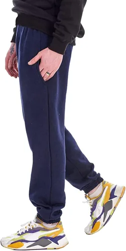 Vista 2 de Pantalones deportivos para hombre, ajuste holgado, pantalones deportivos para hombre, pantalones deportivos de ajuste holgado, con cordón