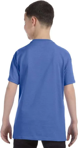 Vista 3 de Hanes Camiseta sin etiqueta Ultimate ComfortSoft para niño grande