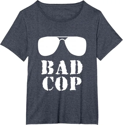 Vista 77 de Bad Cop Funny Police - Camiseta a juego para padre e hijo, Negro, S