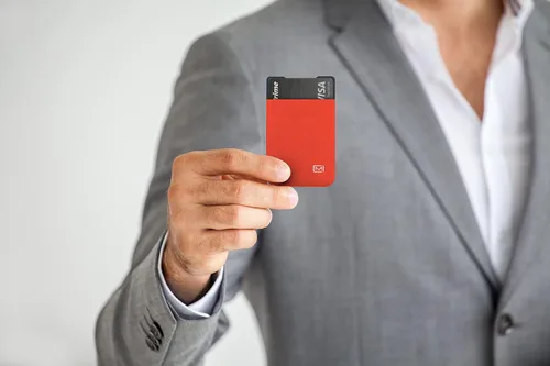 Vista 35 de Modern Carry Cartera delgada para tarjetas de crédito ultrafina