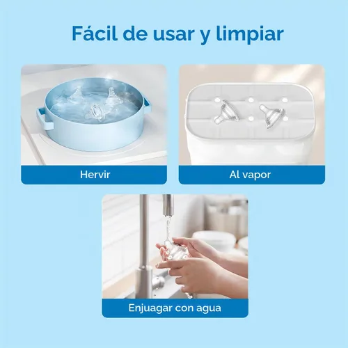 Vista 7 de Tetinas de biberón de flujo rápido nivel 4, 29.5 ft+, compatible con biberón de cuello ancho, 9
