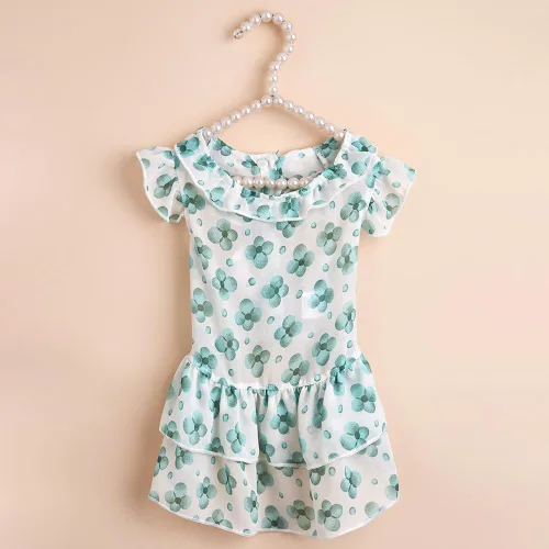 Vista 4 de Generic Vestidos de perro para perros pequeños, vestido de gato, ropa de verano para perro, disfraces de perro, camisas lindas para perro, cómoda