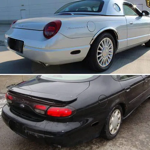 Vista 4 de Para 1996-1999 Ford Taurus 1996-1999 Mercury Sable 2002-2005 Ford Thunderbird Parachoques Trasero Lado Marcador Carcasa Lente Ahumada