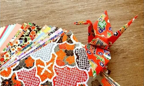 Vista 7 de Papel tradicional japonés Mino Washi Chiyogami Washi, colorido papel de origami Yuzen, diseño surtido, 3.93 en 40 hojas