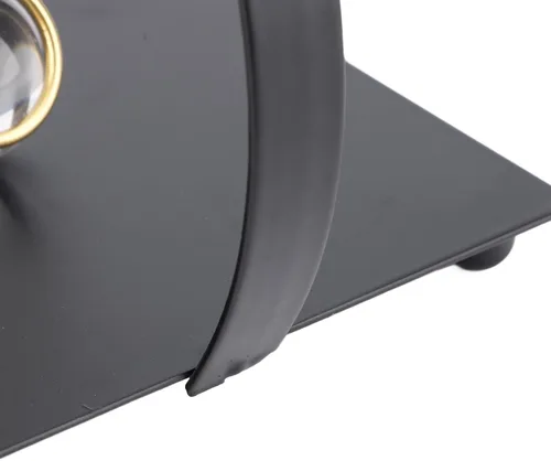 Vista 6 de Servilletero de mesa, elegante dispensador de servilletas de mesa con brazos pesados, servilletero de cóctel para el hogar, cocina, oficina