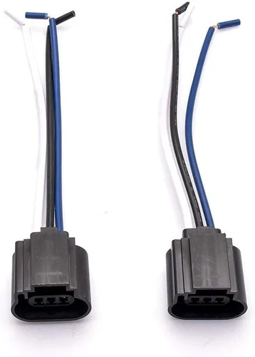 Vista 9 de x xotic tech H4 9003 HB2 Arnés de cable de servicio pesado hembra conector de extensión de coleta H4 a 3 pines adaptador para luz antiniebla, etc. 2