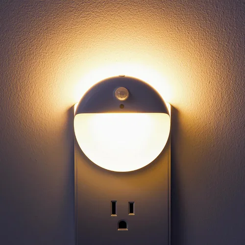 Vista 11 de YUNLEX Paquete de 2 luces nocturnas rojas enchufables con sensor de movimiento y sensor de atardecer a amanecer, 3 modos, brillo suave, 0% luz azul