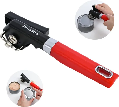 Vista 7 de DrimMek Abrelatas manual, abrelatas borde liso, abridores de corte lateral de seguridad