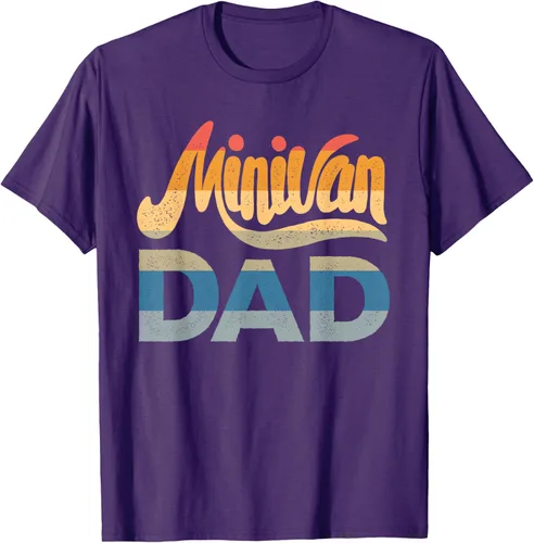 Vista 17 de Minivan Dad Mini Van Proud Father Funny Parent Camiseta con cita para papá, Negro
