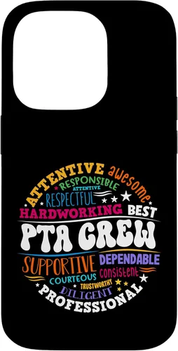 Vista 17 de iPhone XR Parents Teacher Association Team Supporter PTA Crew Case