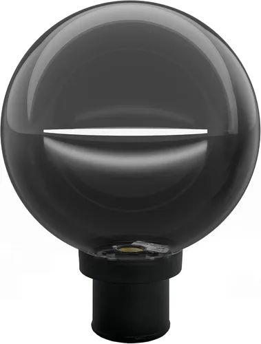 Vista 15 de KastLite Accesorio de iluminación combinado de globo de poste de lámpara Lente acrílica blanca de 12 pulgadas con acoplador blanco y montaje