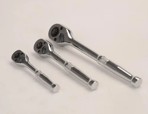 Vista 3 de FLZOSPER Llave de trinquete de enchufe de 1/4", trinquete de desplazamiento compuesto de liberación rápida de 6 pulgadas, cabeza ovalada de 90