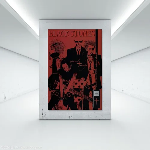 Vista 7 de Fuwo Póster de anime Nana de piedra negra, póster de los años 90, arte de pared, póster estético, 16 x 24 pulgadas (15.7 x 23.6 in)