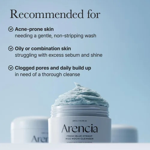 Vista 7 de ARENCIA Exfoliante y Limpiador Facial Profundo Iluminador de Hisopo - Todos los Tipos de Piel, Para Filamentos Sebáceos y Puntos Negros (1.76 oz)