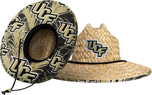 Vista 49 de FOCO - Sombrero de paja con logotipo de equipo universitario de NCAA y estampado floral para hombre