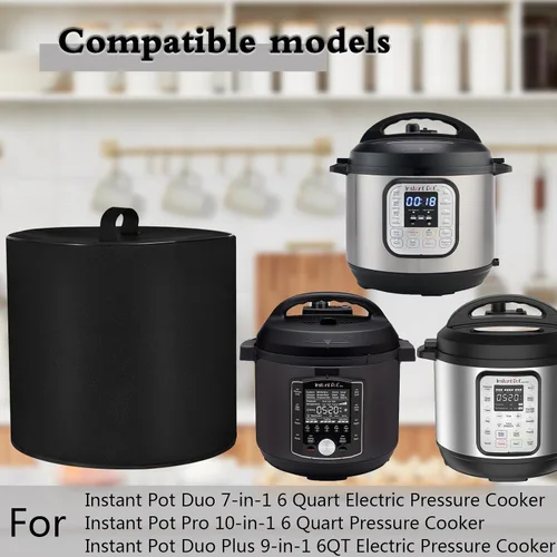 Vista 2 de Cubierta antipolvo con olla instantánea de 6 cuartos de galón, resistente al agua, cubierta para olla a presión eléctrica Instant Pot Duo 7