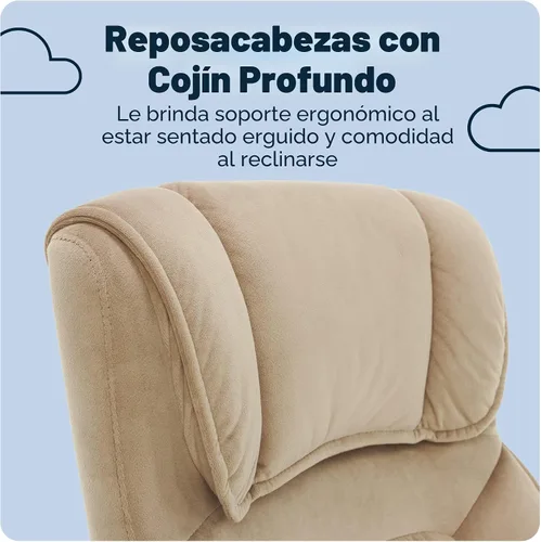 Vista 7 de Serta® Hannah Silla ejecutiva para oficina en casa, ergonómica de respaldo medio con soporte lumbar, cojín de asiento firme, almohadas corporales
