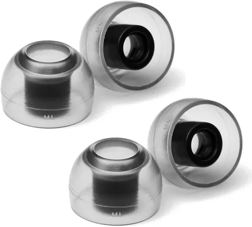 Vista 11 de AZLA Crystal Standard (L) - Puntas para auriculares inalámbricos - Consejos de reemplazo de auriculares con cancelación de ruido - Eartips